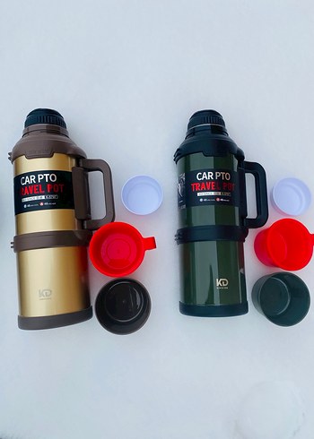 Gri Çocuk Termos Şişesi CARPTO - Görsel 3