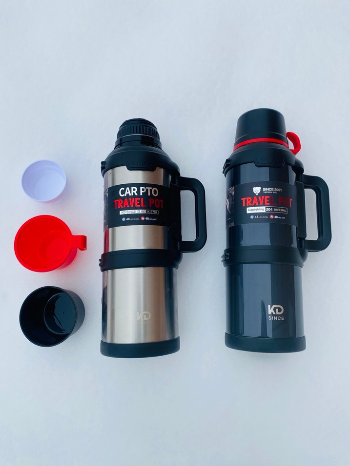 Gri Çocuk Termos Şişesi CARPTO - Görsel 2