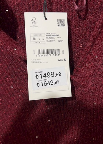 Bordo Örgü Mini Yün Kazak - Görsel 2