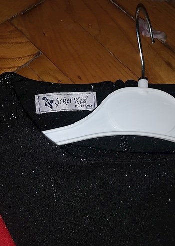 Koyu Kırmızı Uzun Kollu Kız Çocuk Abiye Elbise - Görsel 3