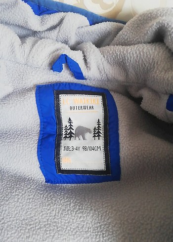 Erkek Çocuk Parlak Mavi Fermuarlı Mont - Görsel 3