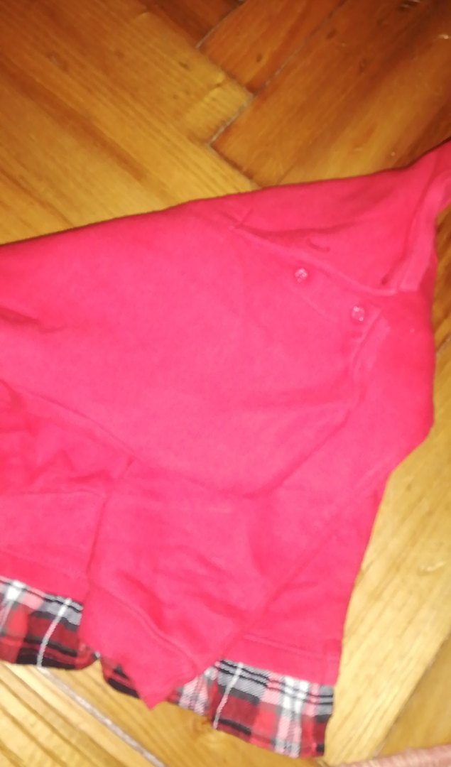 Kız Çocuk Kırmızı Uzun Kollu Sweatshirt - Görsel 3