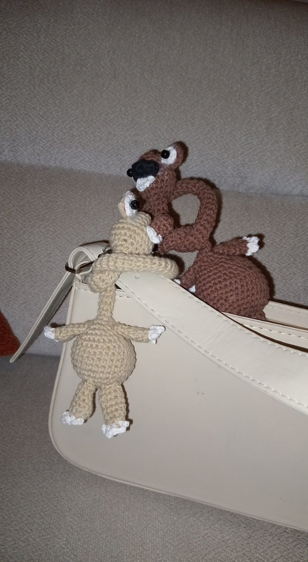 El Yapımı Örgü Oyuncak/Çanta Süsü - Görsel 2