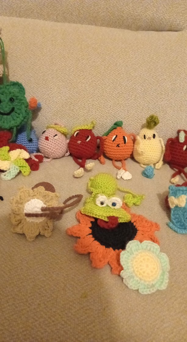 Renkli Örgü Oyuncaklar/ Anahtarliklar/ Çanta Süsleri - Görsel 5