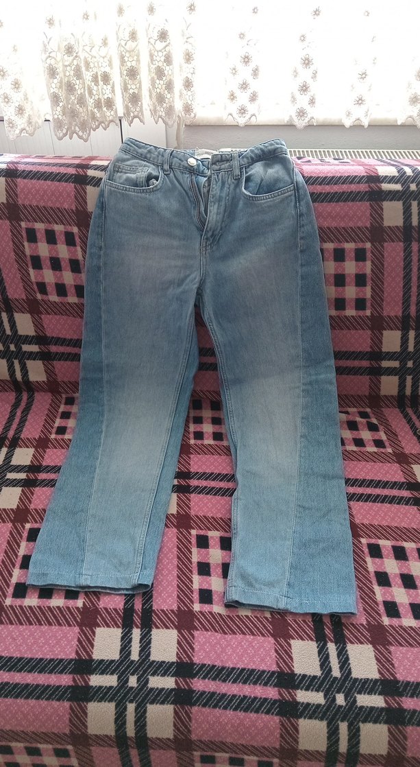 Mavi Kadın Midi Boy Denim Pantolon - Görsel 2