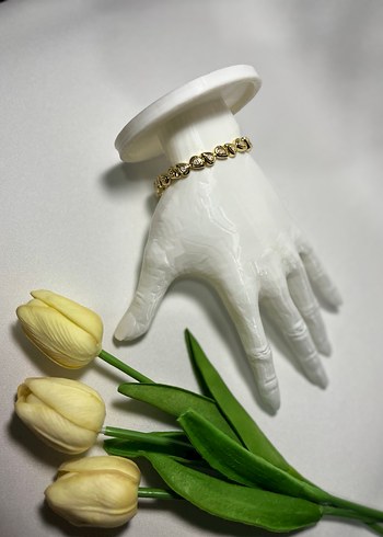 Zincir Detaylı Modern Klasik Kadın Bileklik - Görsel 3