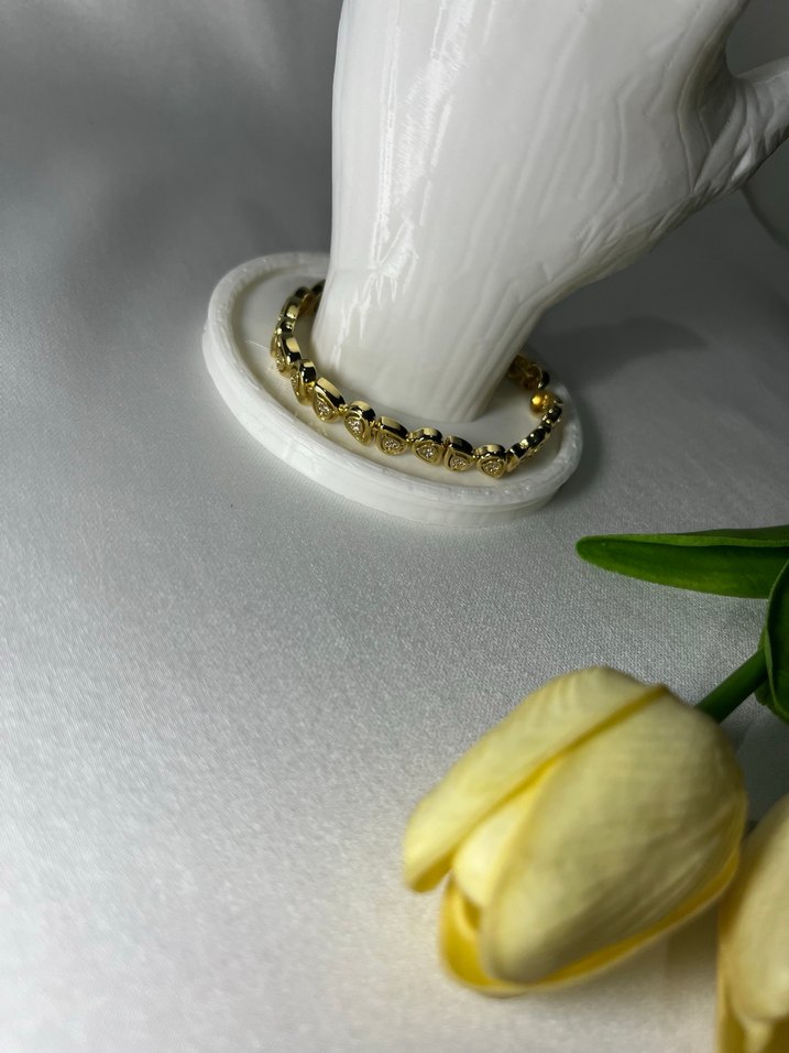 Zincir Detaylı Modern Klasik Kadın Bileklik - Görsel 2