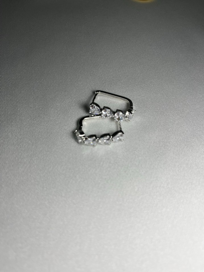 Beyaz Sade Midi Küpe - Görsel 2