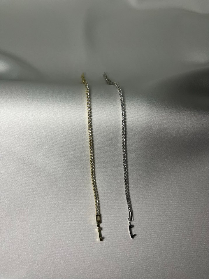 Beyaz Zincir Detaylı Kadın Bileklik - Görsel 4