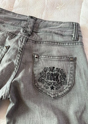 American Vintage Gri Cepleri Detayli Amerikan Vintage Denim Jean