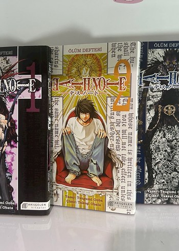 Death Note Mangaları Seti - 3 Kitap - Görsel 2