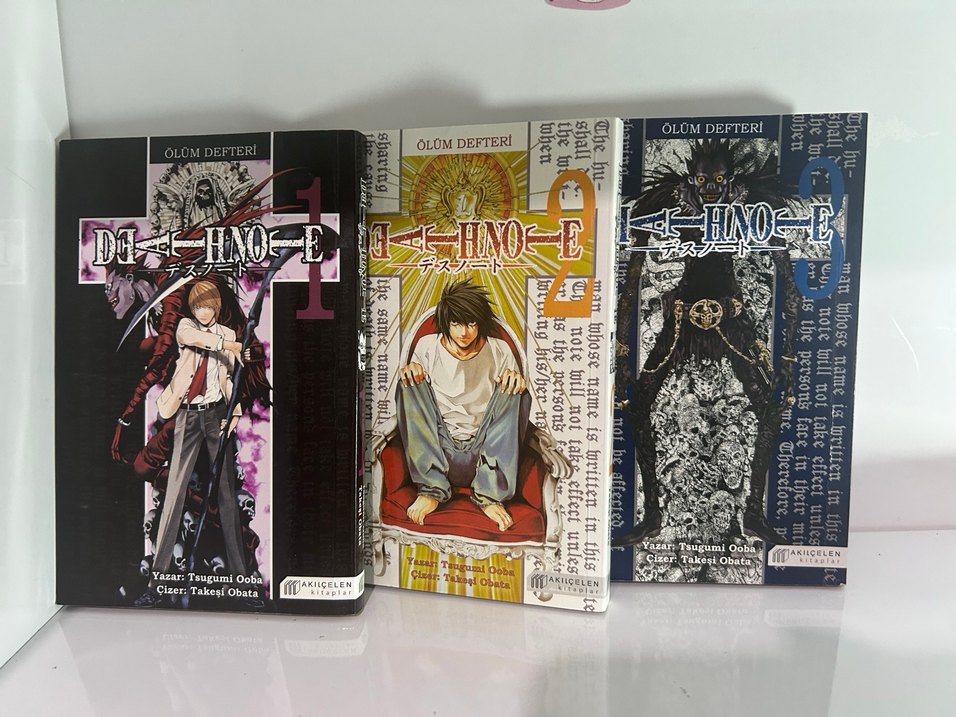 Death Note Mangaları Seti - 3 Kitap - Görsel 2