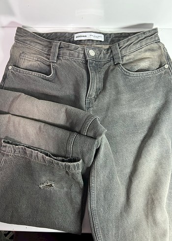 BERSHKA balloon fit baggy jean - Görsel 5