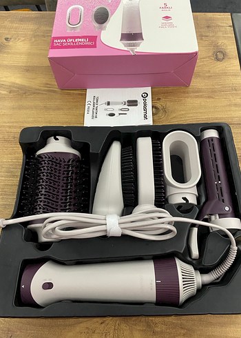 PoloSmart Pembe Hava Üflemeli Saç Şekillendirici - Görsel 3