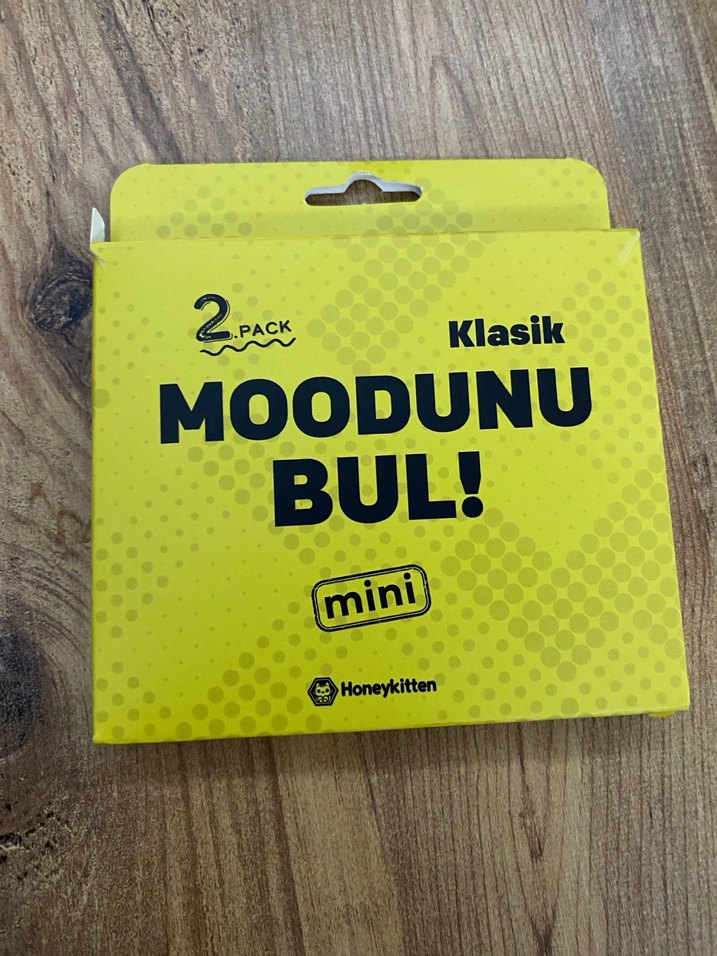Sarı Mood Bingo Mini Kart Oyunu - Görsel 2