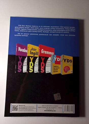 YDS Soru Bankası Osman Çetin - Görsel 3