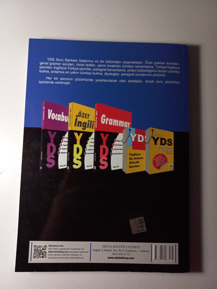 YDS Soru Bankası Osman Çetin - Görsel 3