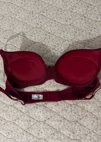 B Destekli Bordo Bohem Sütyen - Görsel 2