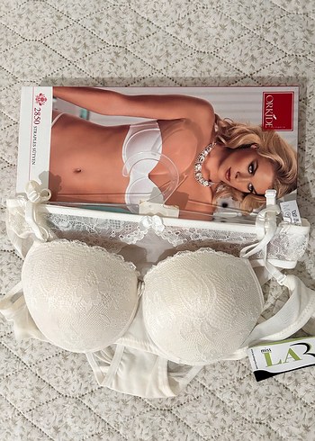 Beyaz Destekli Sütyen Takımı - Görsel 3