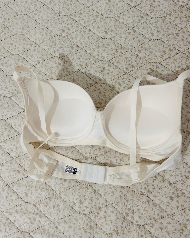 80B Destekli Beyaz Bohem Sütyen - Görsel 2