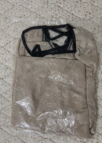 Bej Fitted Midi Emzirme Korsesi - Görsel 2