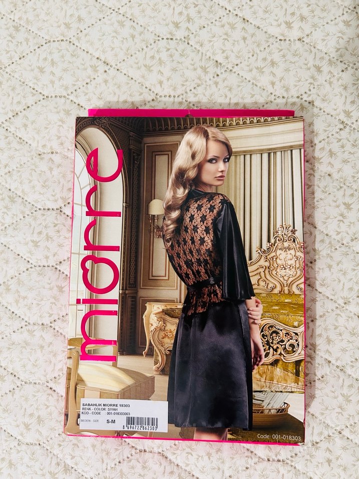 Siyah Mini Gotik Kadın Gecelik - Görsel 2