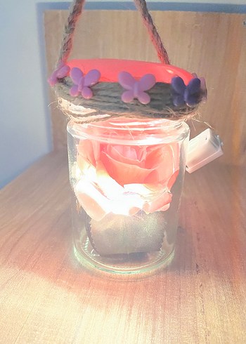 Bohem Tarzı El Yapımı Işıklı Şişe Süsü - Görsel 17