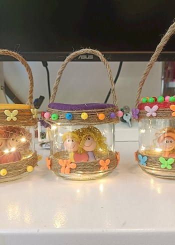 Bohem Tarzı El Yapımı Işıklı Şişe Süsü - Görsel 8