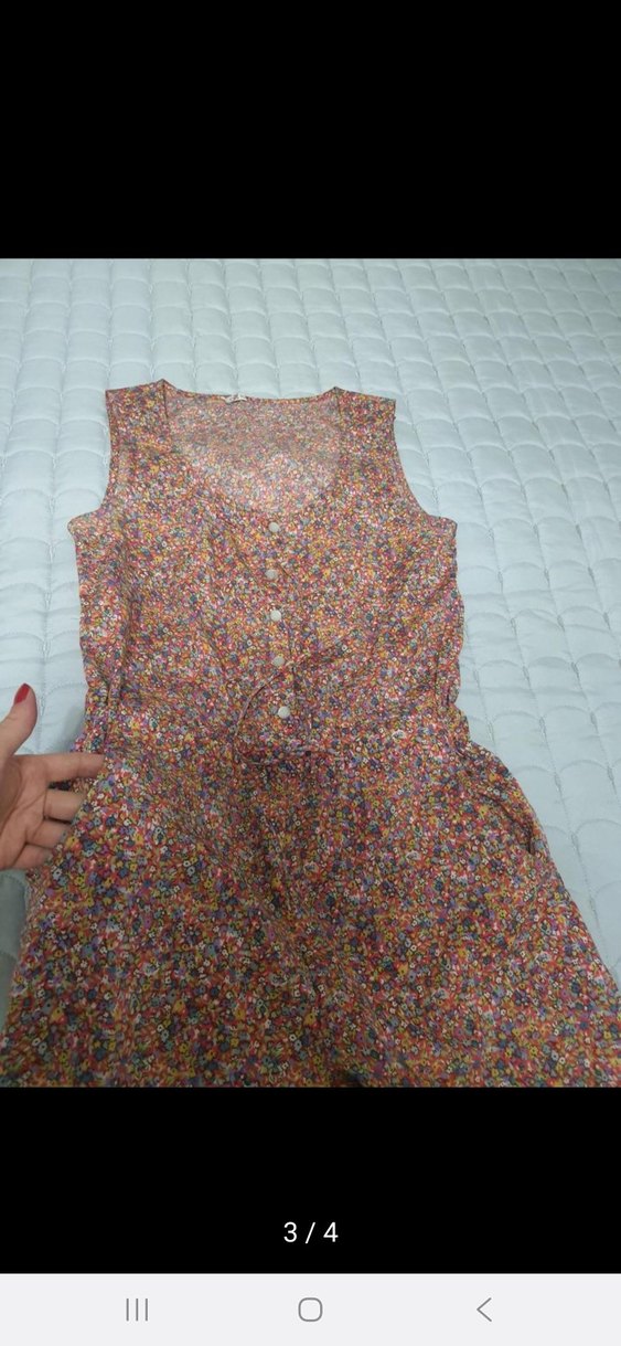 Kadın Çok Renkli Tulum - Görsel 3