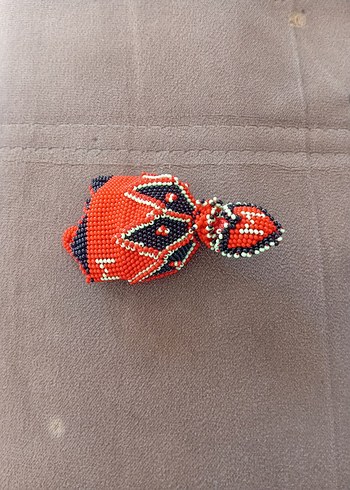 Renkli Boncuklu Bohem Anahtarlık - Görsel 4