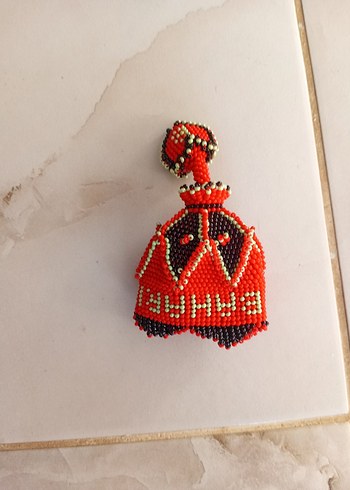 Renkli Boncuklu Bohem Anahtarlık - Görsel 3