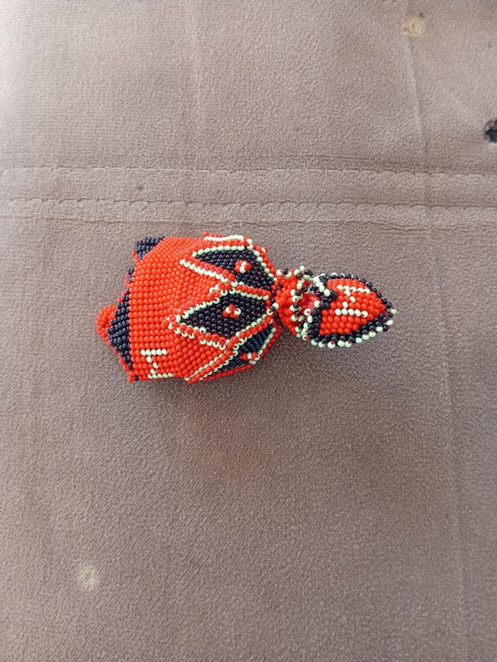 Renkli Boncuklu Bohem Anahtarlık - Görsel 4