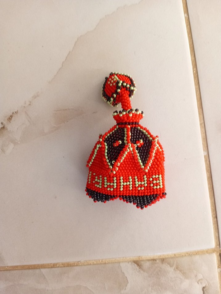 Renkli Boncuklu Bohem Anahtarlık - Görsel 3