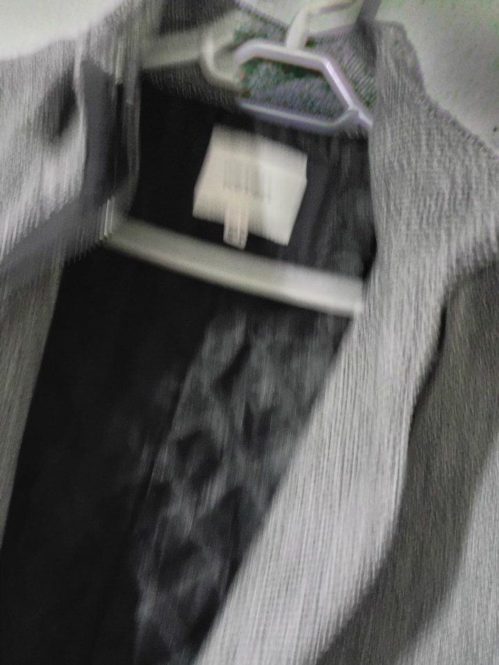 Gri Midi Boy Fermuarlı Hamile Kabanı - Görsel 3