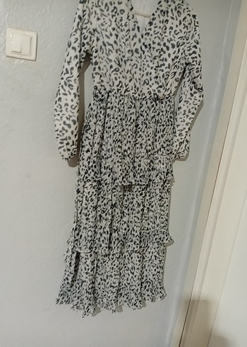 Gri Fermuarlı Midi Hamile Kaban - Görsel 5