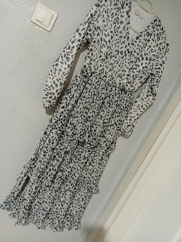 Gri Fermuarlı Midi Hamile Kaban - Görsel 2