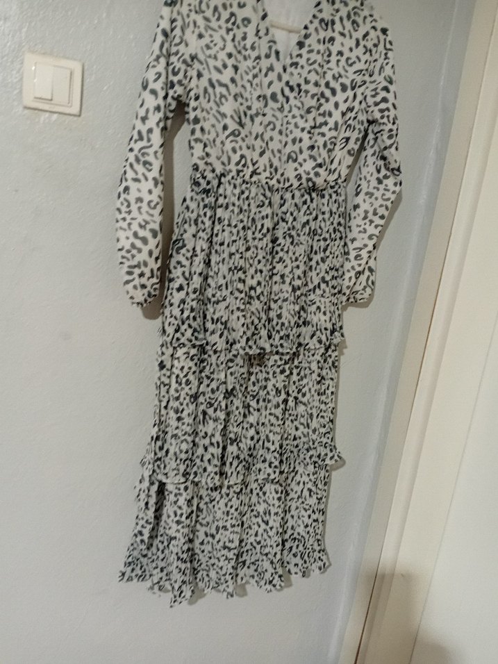 Gri Fermuarlı Midi Hamile Kaban - Görsel 5