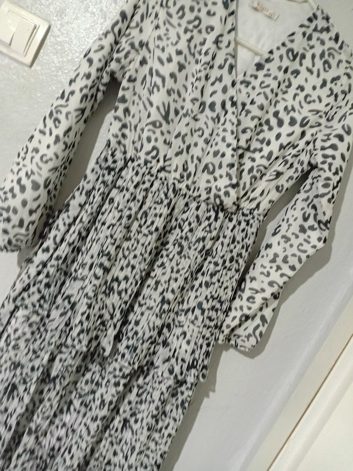 Gri Fermuarlı Midi Hamile Kaban - Görsel 3