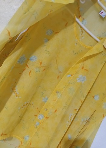 Sarı Bağlama Desenli  ikili takım - Görsel 7