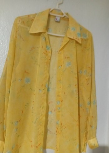 Sarı Bağlama Desenli  ikili takım - Görsel 4