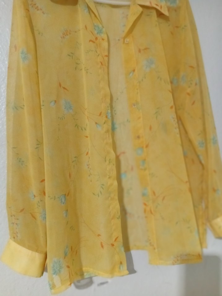 Sarı Bağlama Desenli  ikili takım - Görsel 2