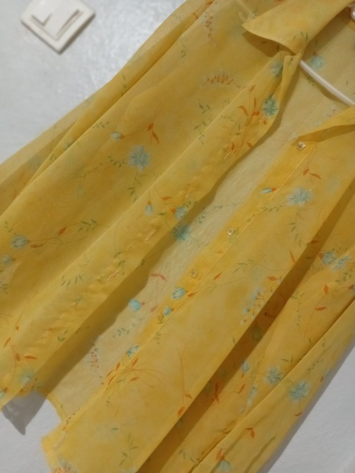 Sarı Bağlama Desenli  ikili takım - Görsel 3