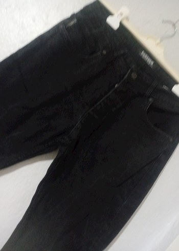 Siyah Regular Fit Erkek Kot Pantolon. bayan pantolon - Görsel 2