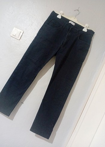Siyah Erkek Regular Fit Denim Pantolon - Görsel 2