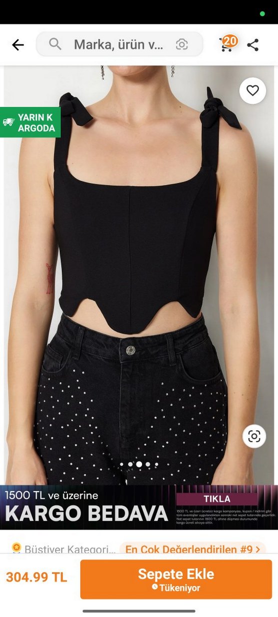 Siyah Askılı  Balenli Dokuma Büstiyer - Görsel 4