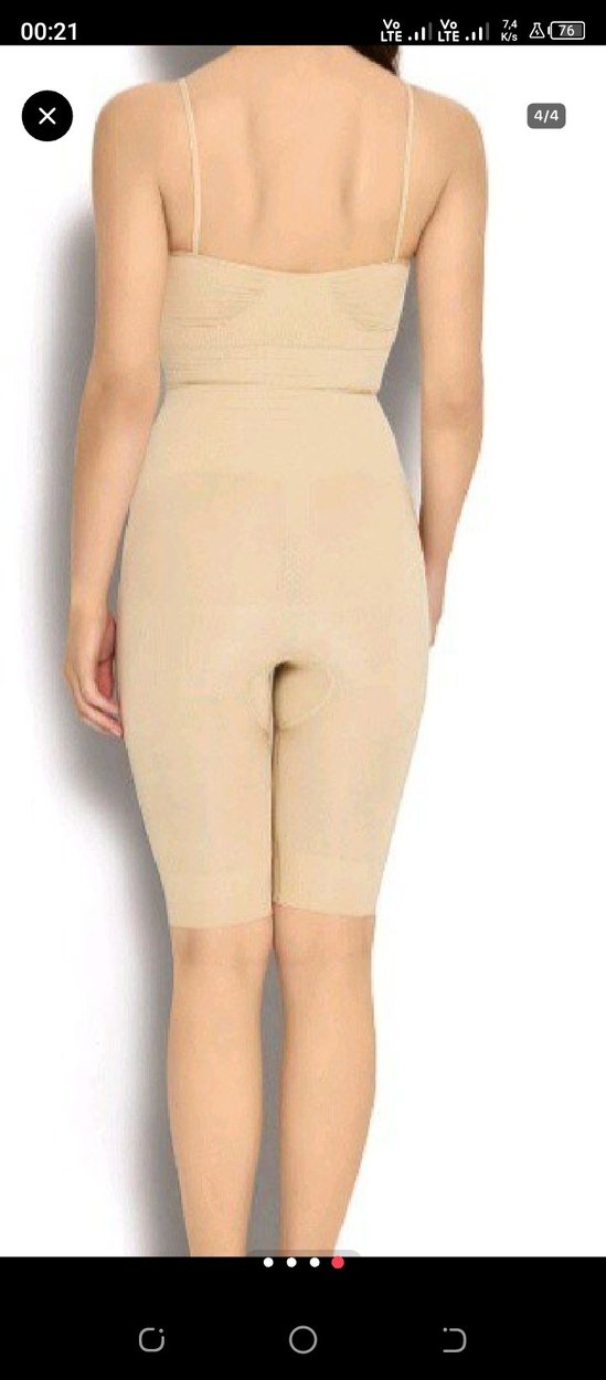 Bej Hamile Taytı Midi Boy Strapsız - Görsel 2