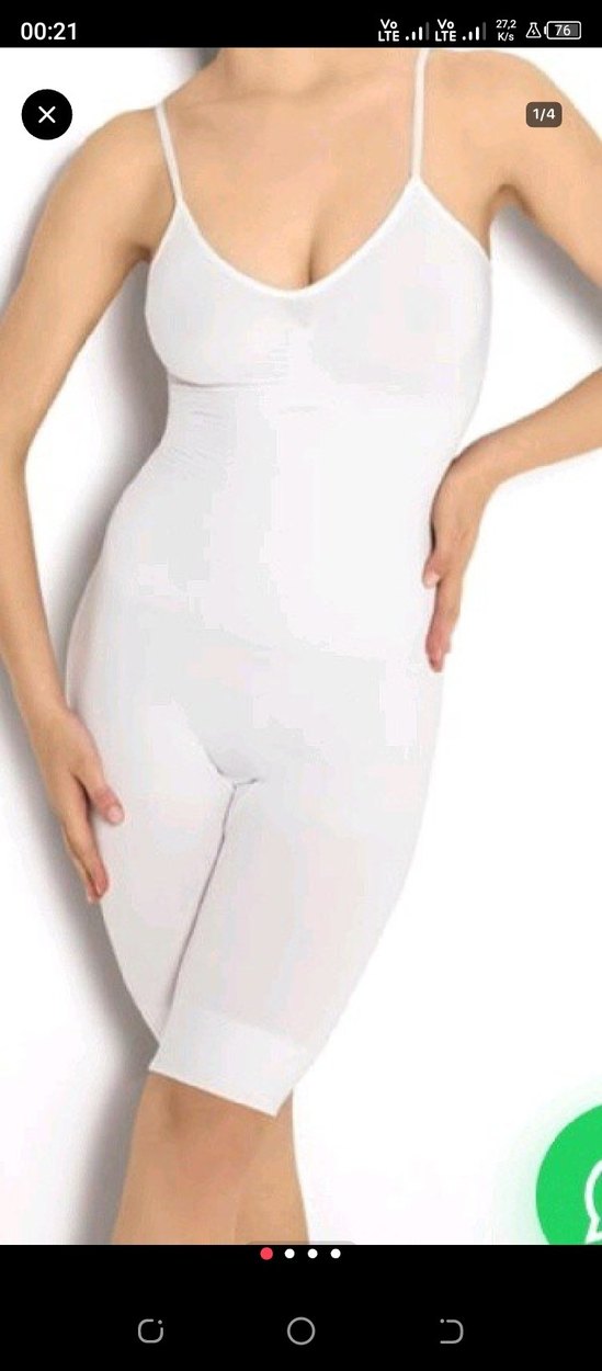 Bej Hamile Taytı Midi Boy Strapsız - Görsel 4