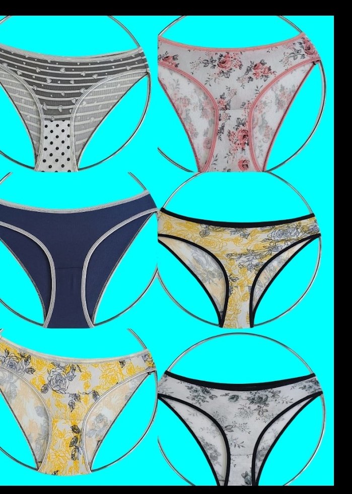 Kız Çocuk Baskılı Külot 12'li Set - Görsel 2