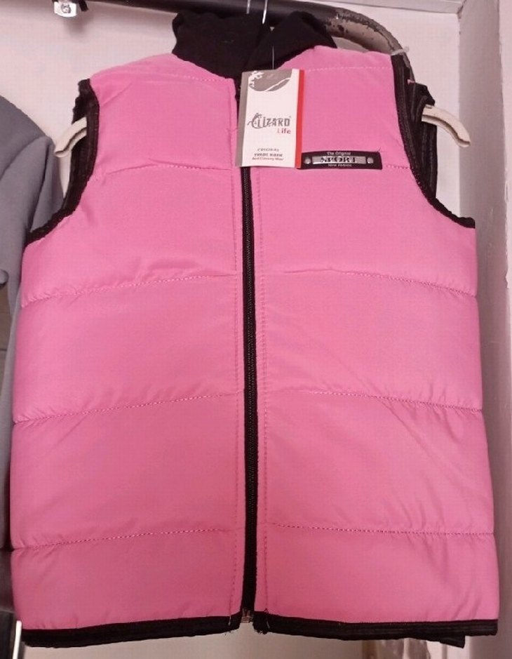 Erkek Lacivert Fermuarlı Kolsuz Mont - Görsel 2