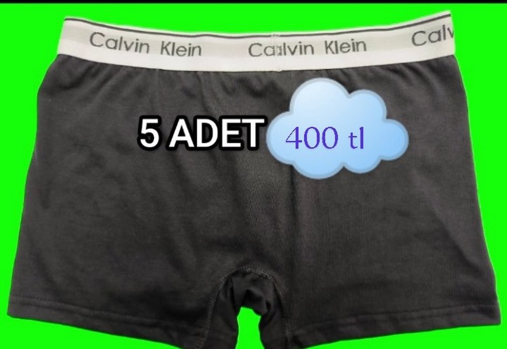 Gri  İç Çamaşırı 5'li Paket - Görsel 2